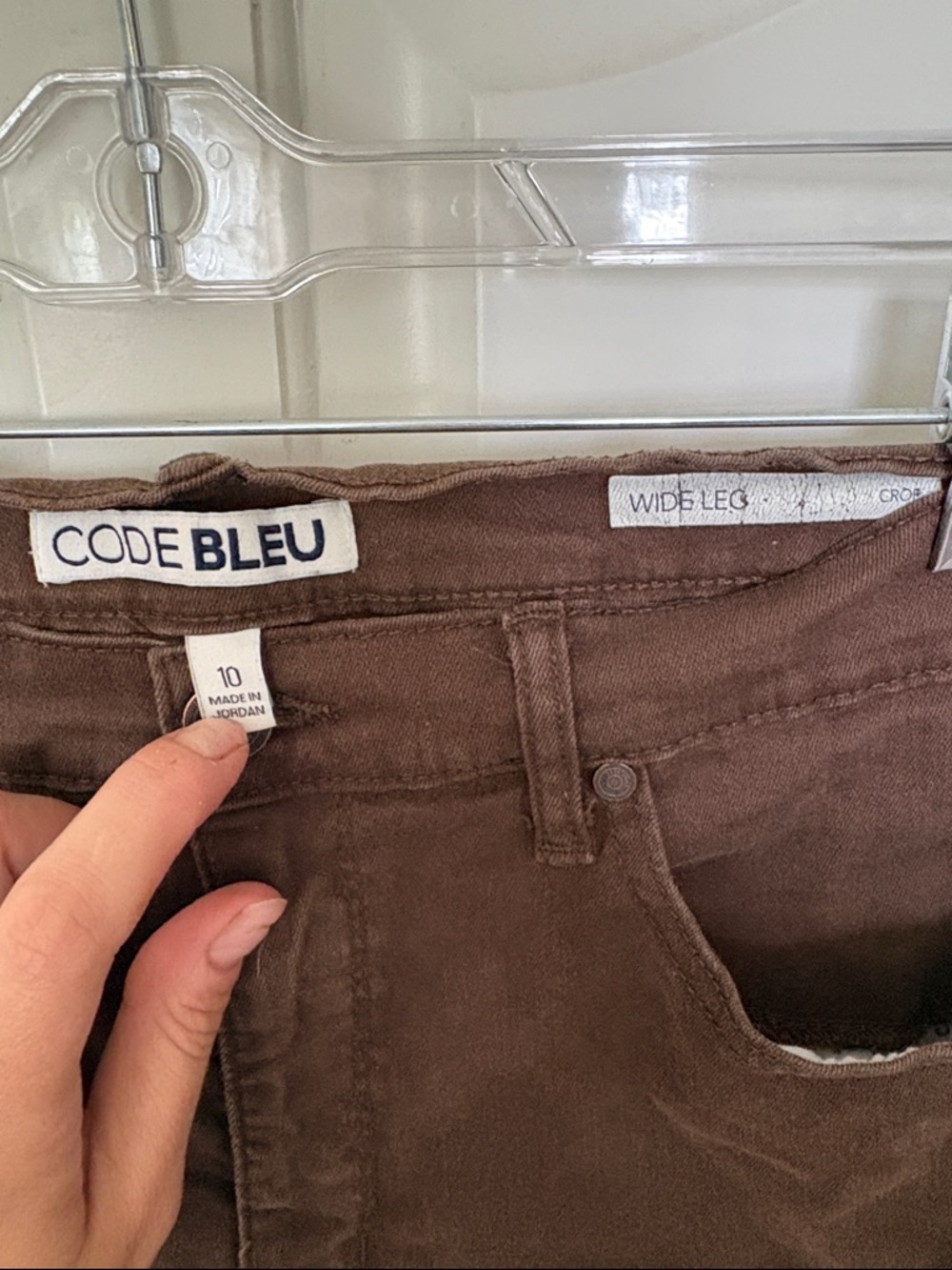 Brown Wide-Leg Pants - Picture 2 of 3